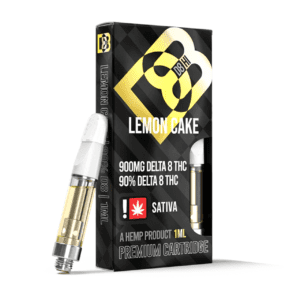 D8-HI Delta 8 Vape Cartridge | 1g. Flavor: Lemon Cake