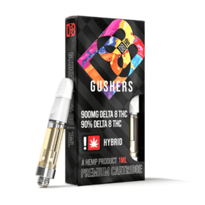 D8-HI Delta 8 Vape Cartridge | 1g. Flavor: Gushers
