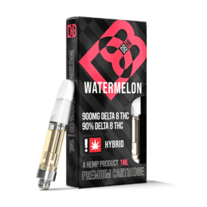 D8-HI Delta 8 Vape Cartridge | 1g. Flavor: Watermelon