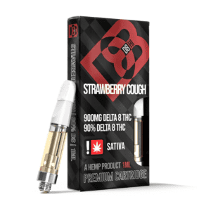 D8-HI Delta 8 Vape Cartridge | 1g. Flavor: Strawberry Cough