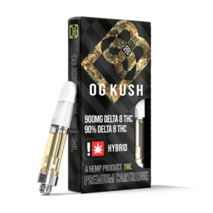 D8-HI Delta 8 Vape Cartridge | 1g. Flavor: OG Kush