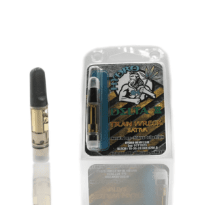 Hydro Hemp 1mL Delta-8 Cartridge. Flavor: Train Wreck (Sativa)