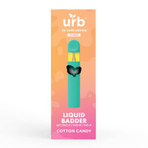 URB Liquid Badder D8/THCA/THCB/THCP 3G Disposable Cotton Candy