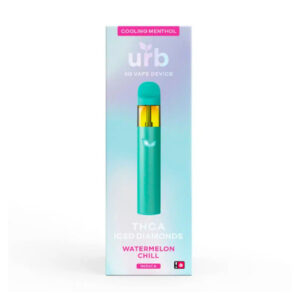 URB THC-A Iced Diamonds Disposable - 3G Watermelon Chill