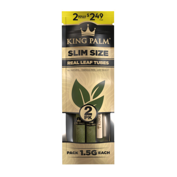 King Palm PP Slim Rolls - 2PK