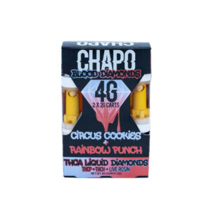 Chapo Blood Diamonds THC-A/THC-P/THC-H Live Rosin Duo Cartridge - 4G